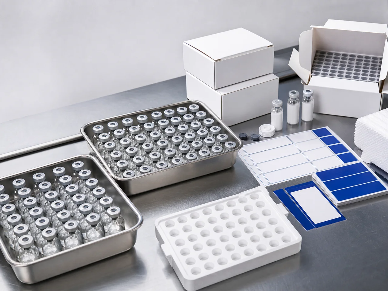 Conceptual vial and packaging scope prepared for quotation review